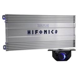 Hifonics BG-4000.1D Brutus Gamma Monoblock Super D Class 4000 Watt Car Audio Sound System Subwoofer Speaker Amp with Bass Knob, Remote