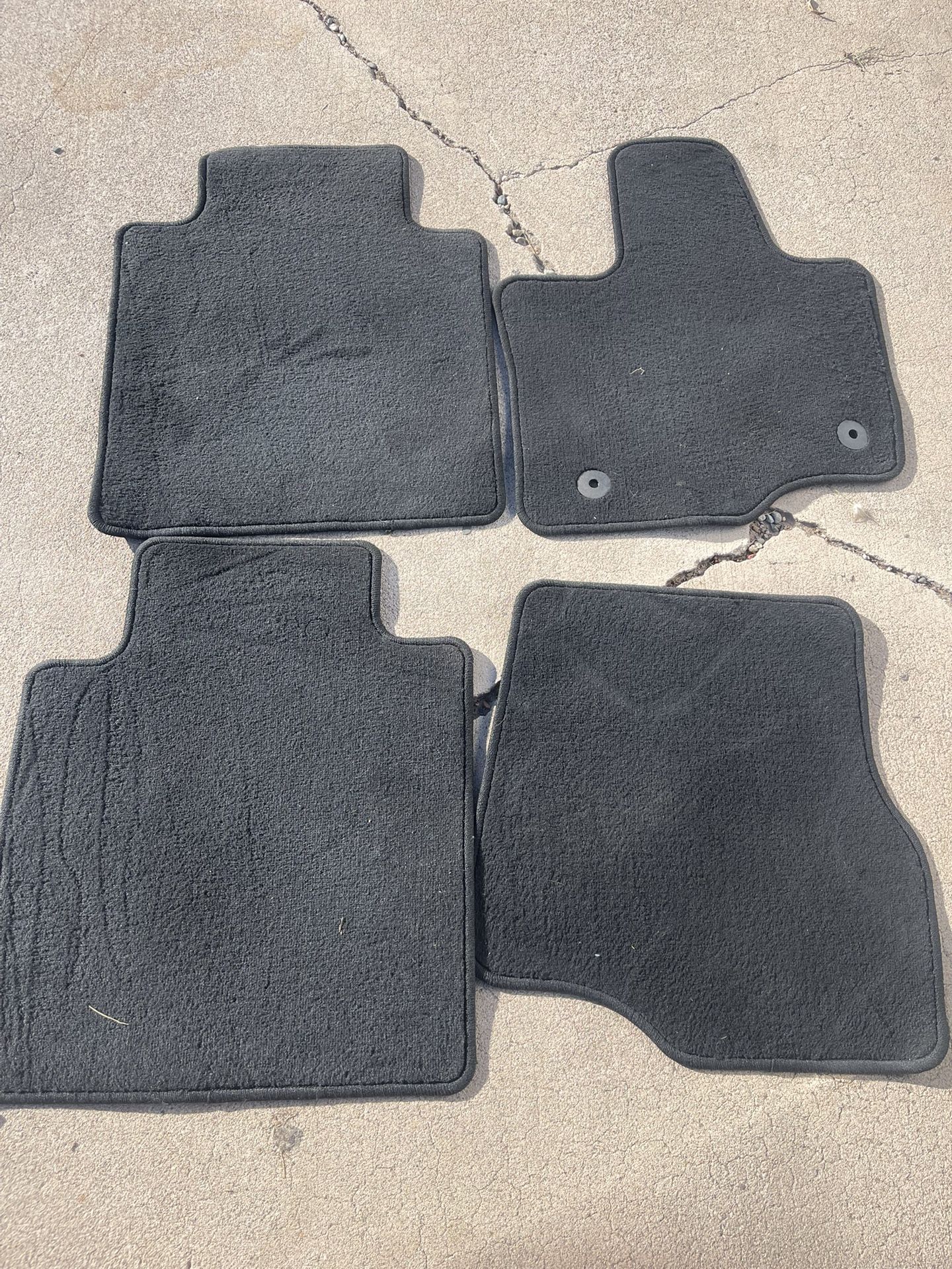 OEM Ford Black 4pc Carpeted Floor Mat Set For the 2021 Ford F150.