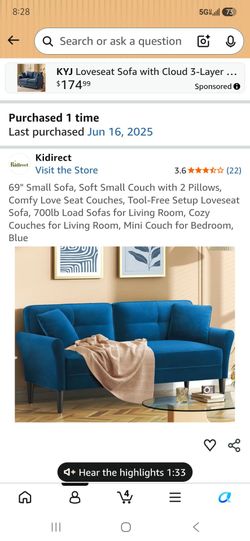 Blue Sofa