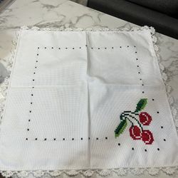Crosstitch Tortilla Warmer/Servilleta Bordada