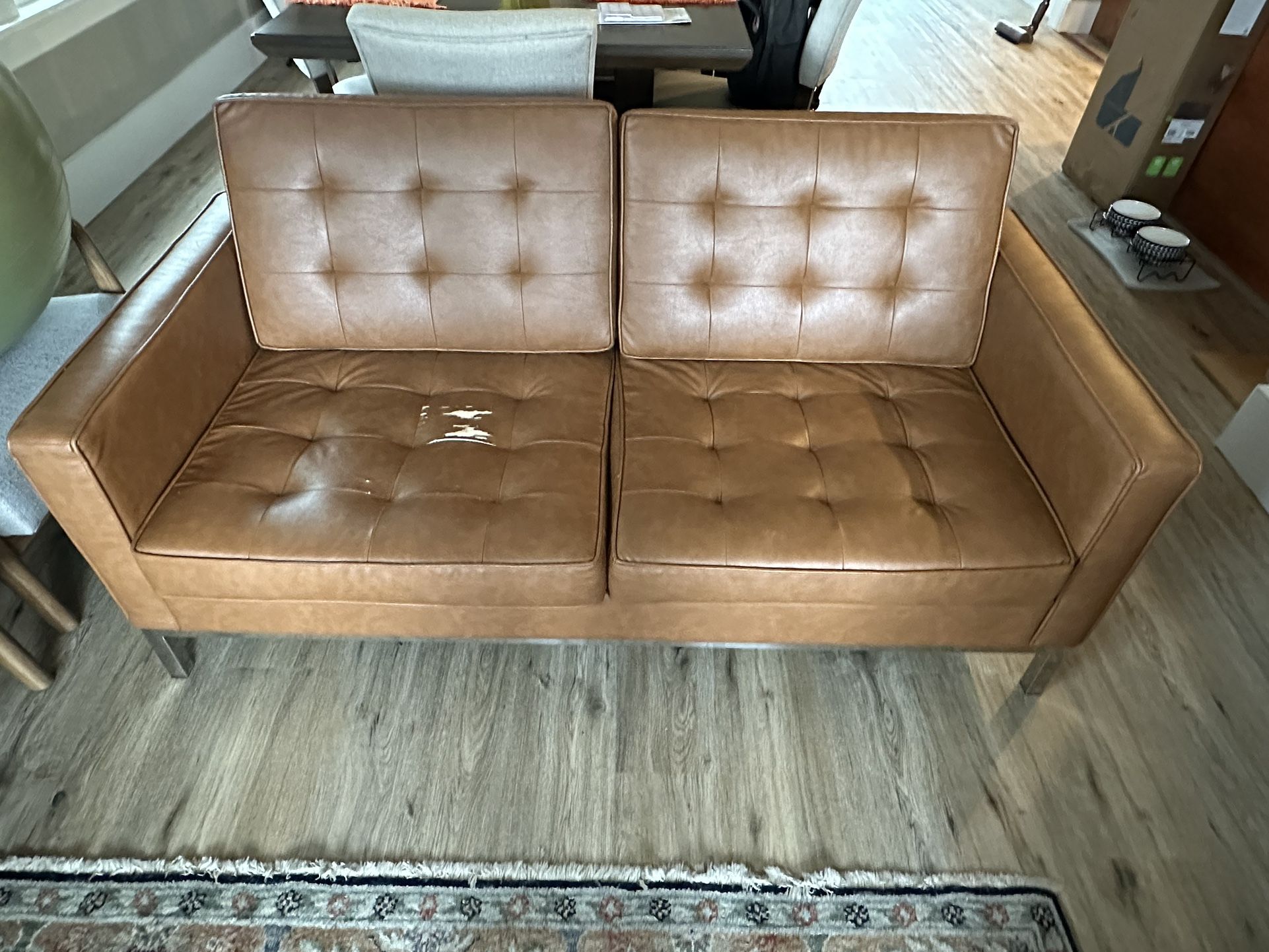 Free Faux Leather Couch