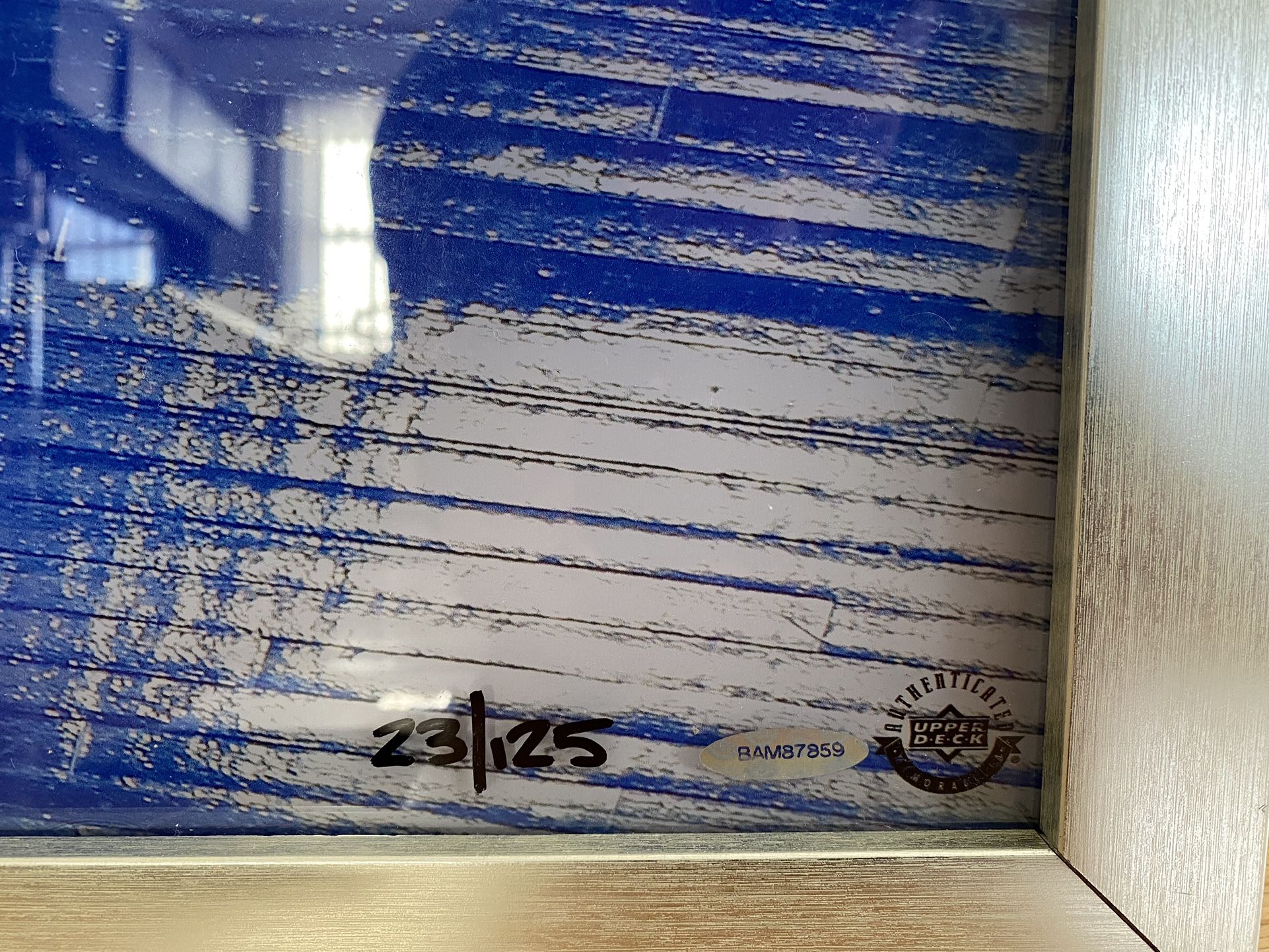 Ben Simmons UDA Upper Deck Signed Autograph Great From Above Framed Photo 23/125