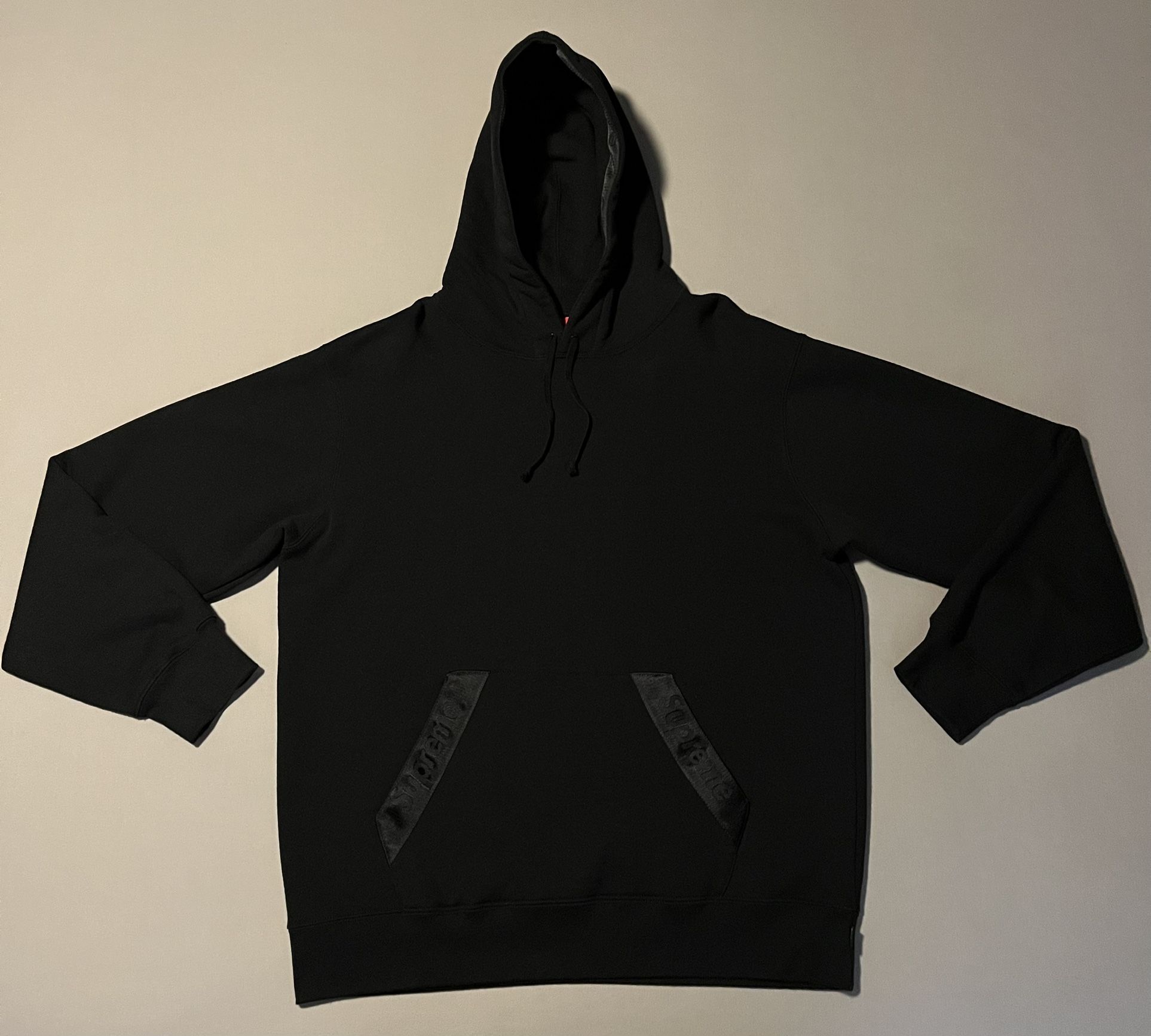 Vintage Supreme Tonal Webbing Pullover Hoodie SS20 Like New VNDS