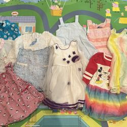 Bundle Bag Of Toddler Girls Clothing Dresses Size 3T