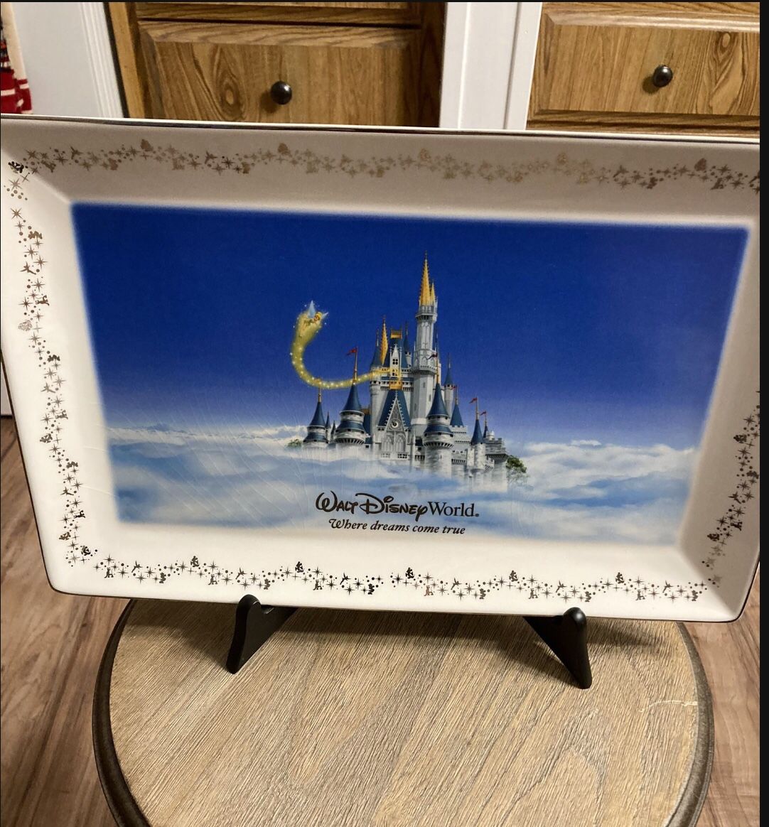 Walt Disney World Where Dreams Come True Tray Platter