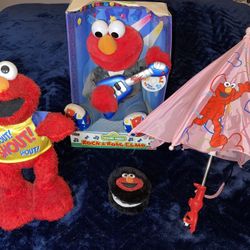 Elmo Collection - 150 + Items / Toys - Purses - Shirts - Art