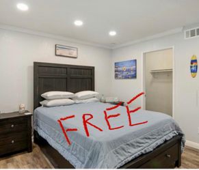 Queen Bed Frame - FREE