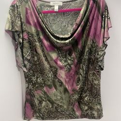 Dressbarn Women’s Large Pink/Black Design