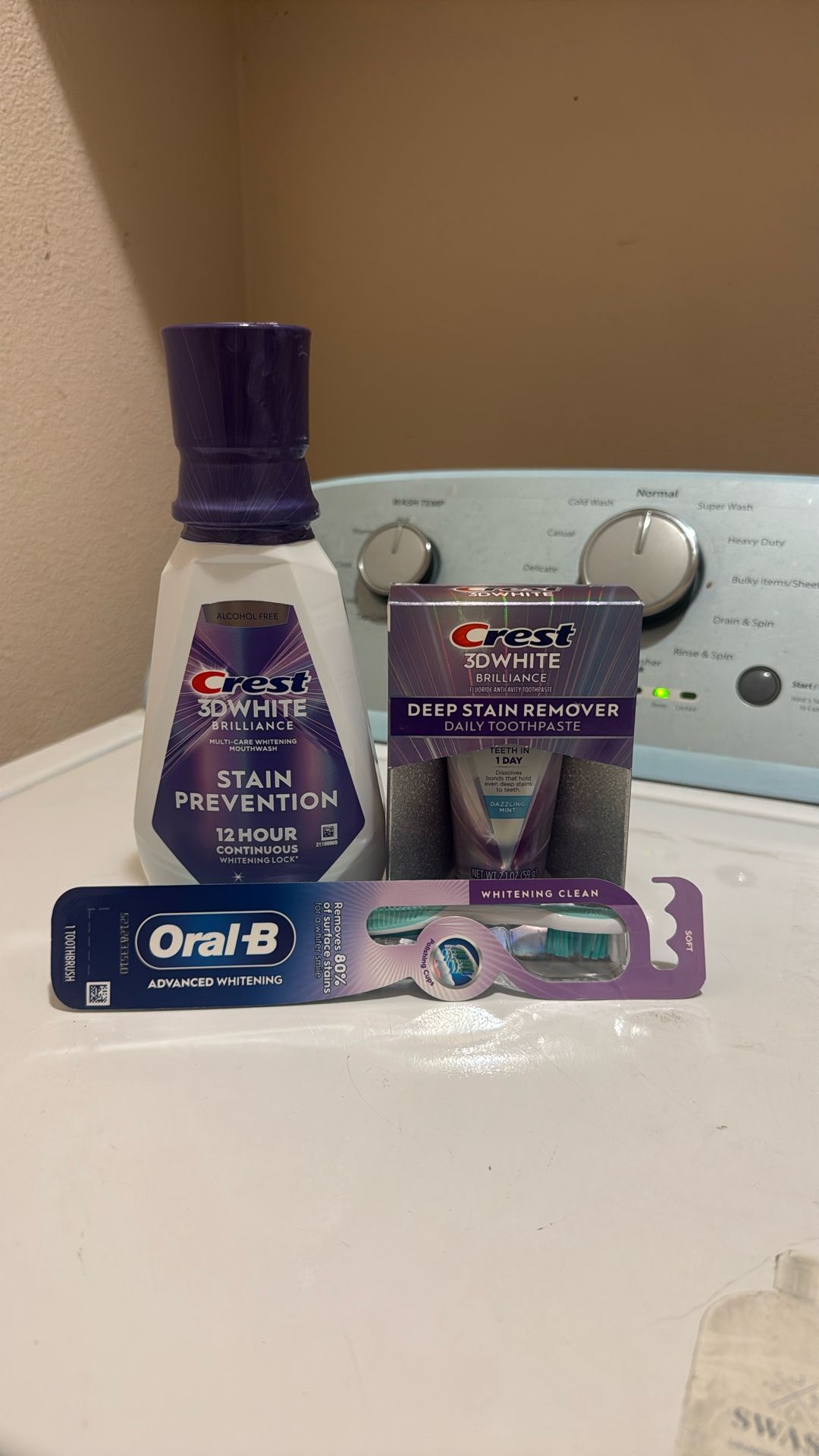 Deep Stain Remover & Prevention Toothpaste/ Mouthwash & and Toothbrush Bundle 