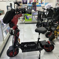 K Cloud K14 Electric Scooter 80MPH! Finance For $50 Down Payment!!