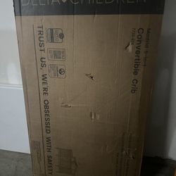 Delta Convertible Crib (White) Brand New