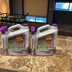 2 Total Gallons Of Rejuvenate Tile/ Grout Cleaner Plus Two 24 Oz Spray Bottles