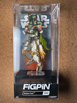 FiGPiN Star Wars: Boba Fett (502) D23 Expo Exclusive GOLD LE 500