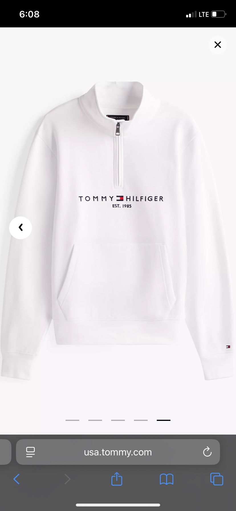Tommy Hilfiger Quarter Zip Sweatshirt