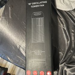 DR.prepare 18 ‘ Oscillating Tower Fan 