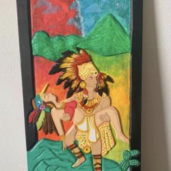 Mexican Wood Carving Decor