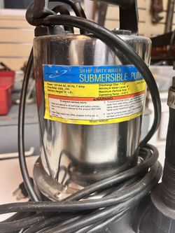 Pacific Hydro star three-quarter horse pump