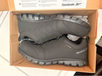 Steel toed shoes size 10 wide