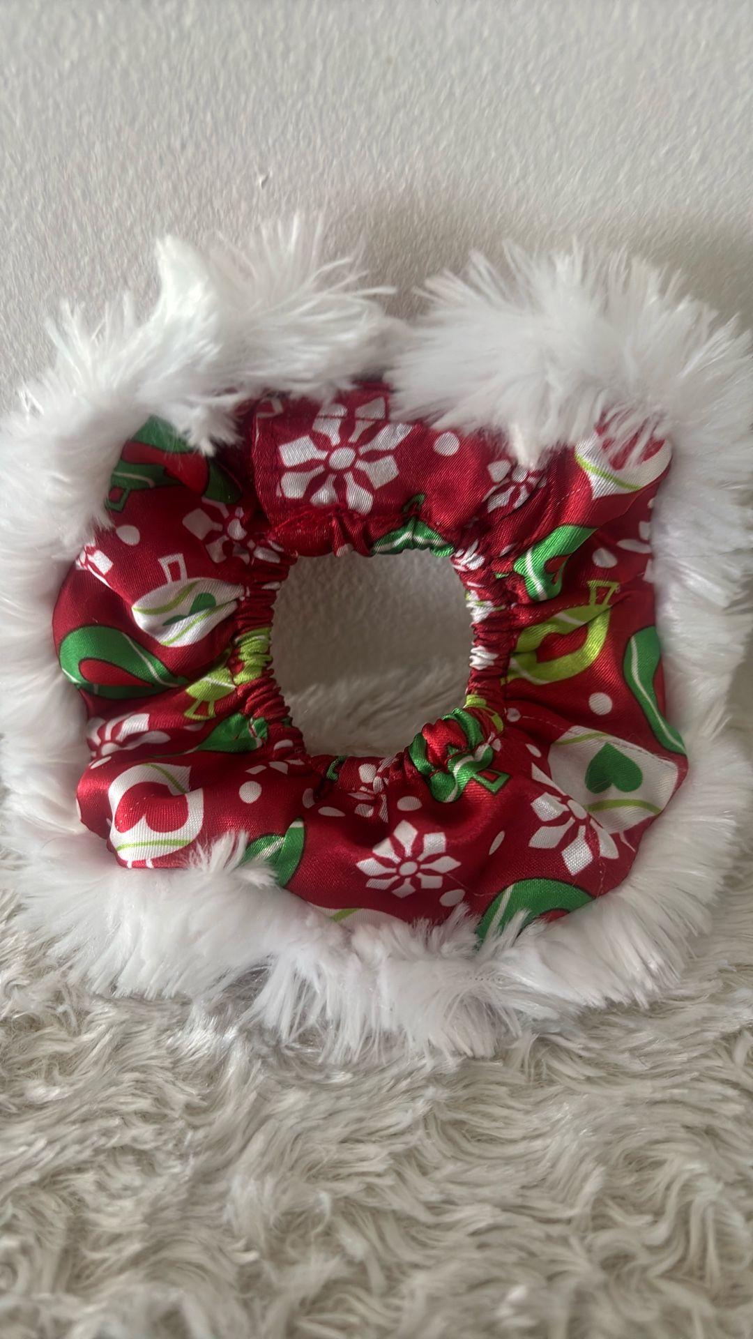 Christmas Fuzzy Collar For Pet