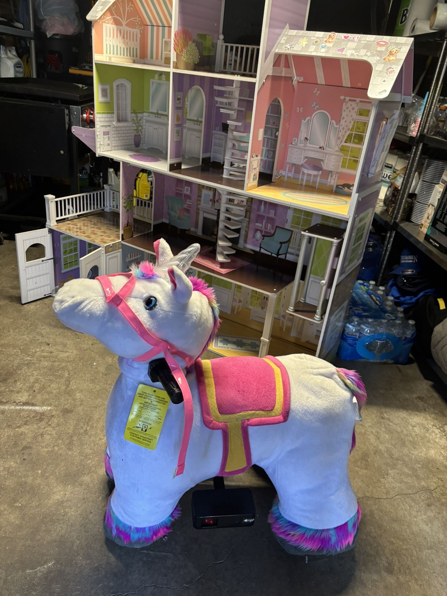 Doll House And Kids Electric Unicorn 