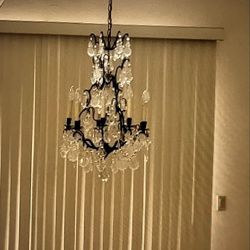 French Antique  Crystal Chandelier