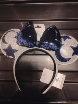 Disney Minnie Mouse Ears Headband Stars & Moon