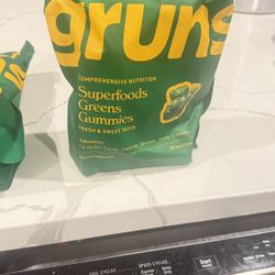 Gruns Adult Super Greens Gummies (Brand new)