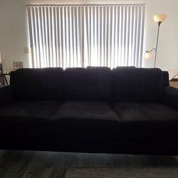 Beautiful Black 3 Seater Sofa