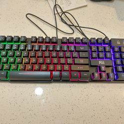 Wired gaming keyboard