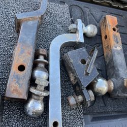 Bunch Of Trailer Hitches Tow hitch Different Sizes And Lengths Everything For $30