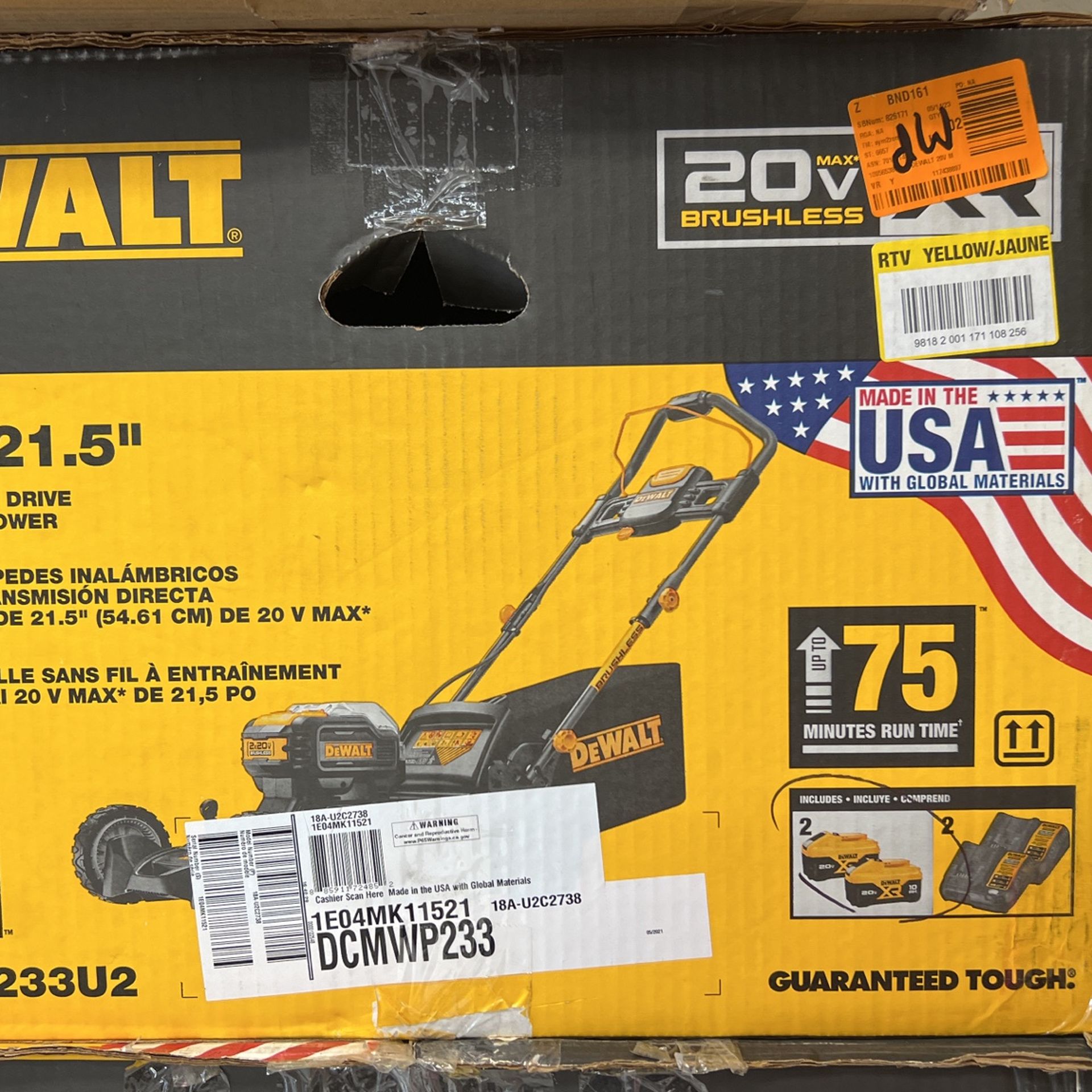 Dewalt Lawnmower Tool Only for Sale in Garden Grove CA OfferUp