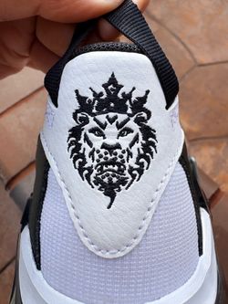 Nike LeBron Witness 7 Shoes Size 7Y White Black DQ8650-100 Excellent Condition