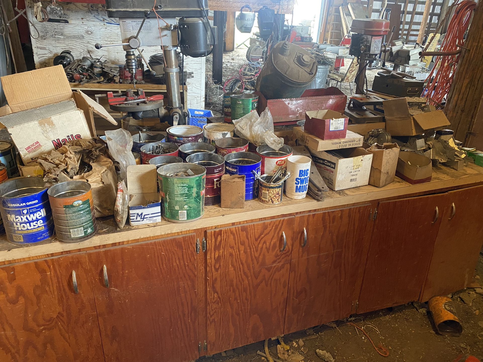 Assorted Nuts, Bolts, Nails, Etc.