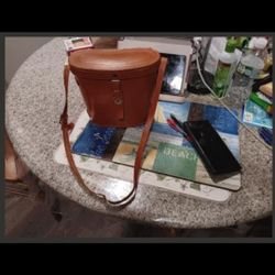 Binoculars With Leather Carrying Case 