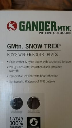 Youth (boys) size 4 winter boots Thumbnail