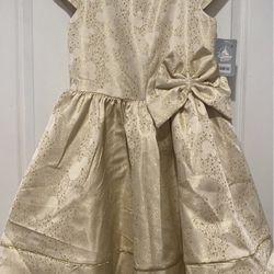 Disney Gold dress For Girls Size 13 