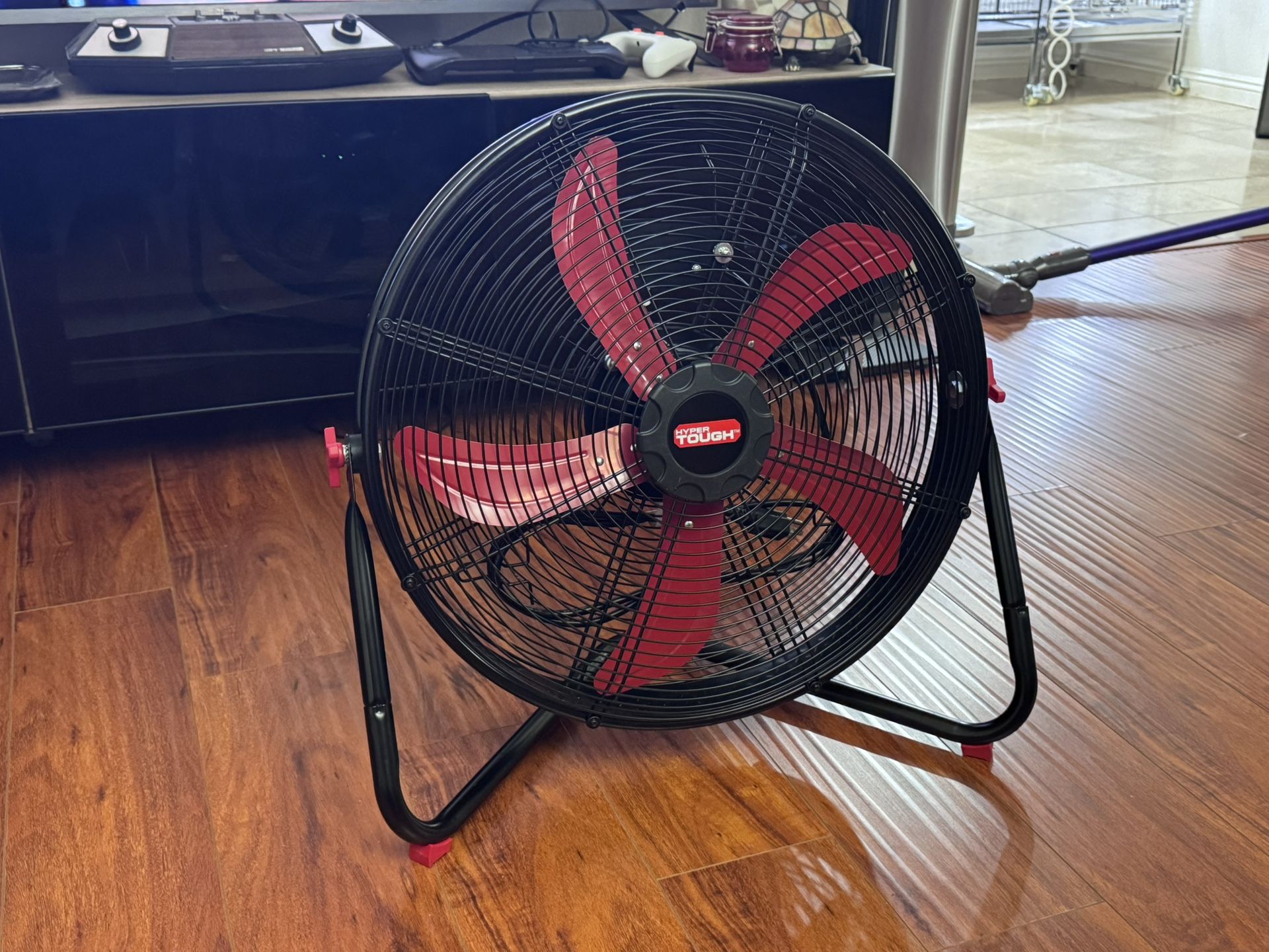 Hyper Tough New 20 inch High Velocity Sealed Motor Drum Fan