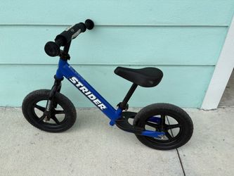 Strider Kids Balance Bike Blue 12”