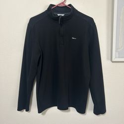 Calvin Klein Men's Black Zip-Up Sweater