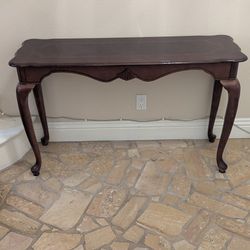 Wood entry Table