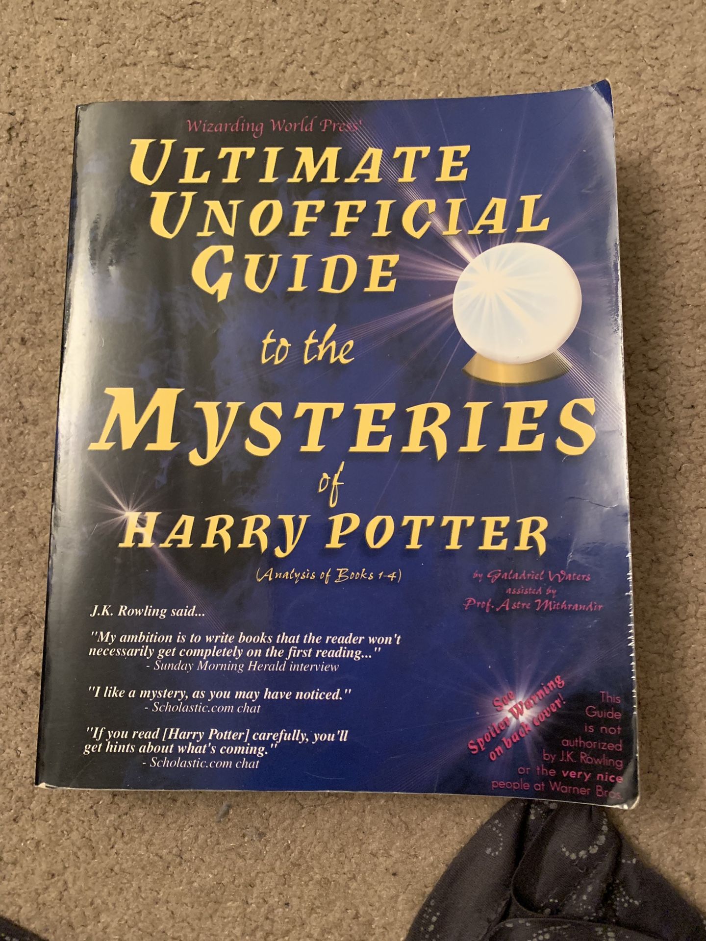 “Ultimate Unofficial Guide to the Mysteries of Harry Potter”