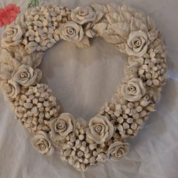 Ceramic Heart Wall Decoration 