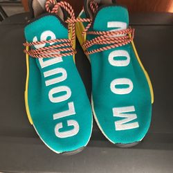 Size 10 - adidas Pharrell x NMD Human Race Trail Sun Glow  with original box 🗃️ 