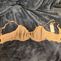 34DD Freya Fancies Plunge Bra, Natural Beige 