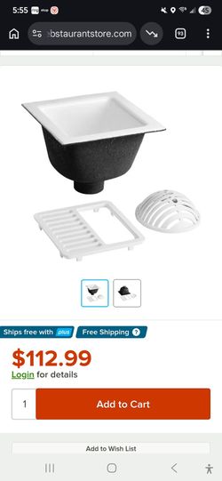 Zurn floor sink NEW IN BOX