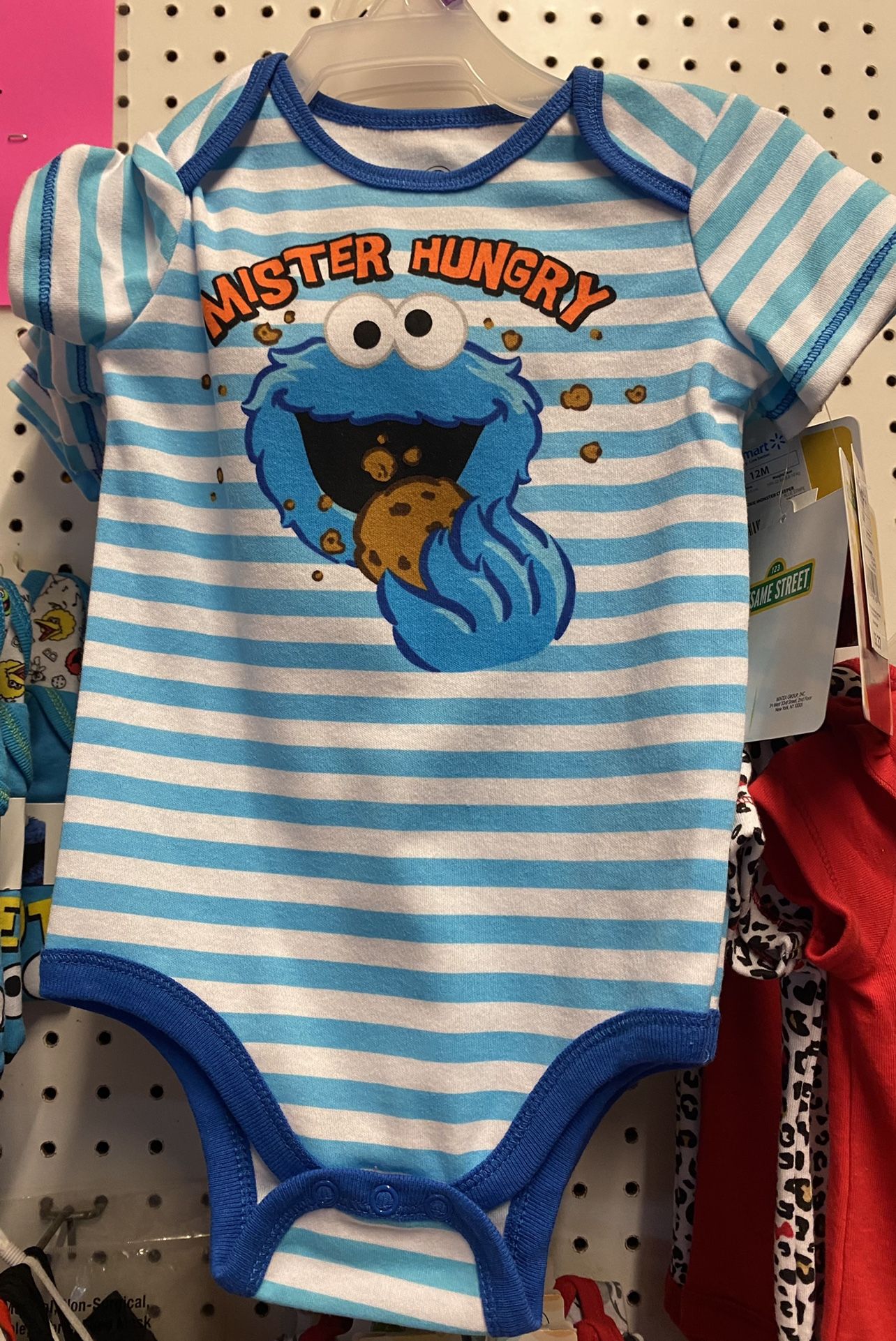 Cookie monster onesie