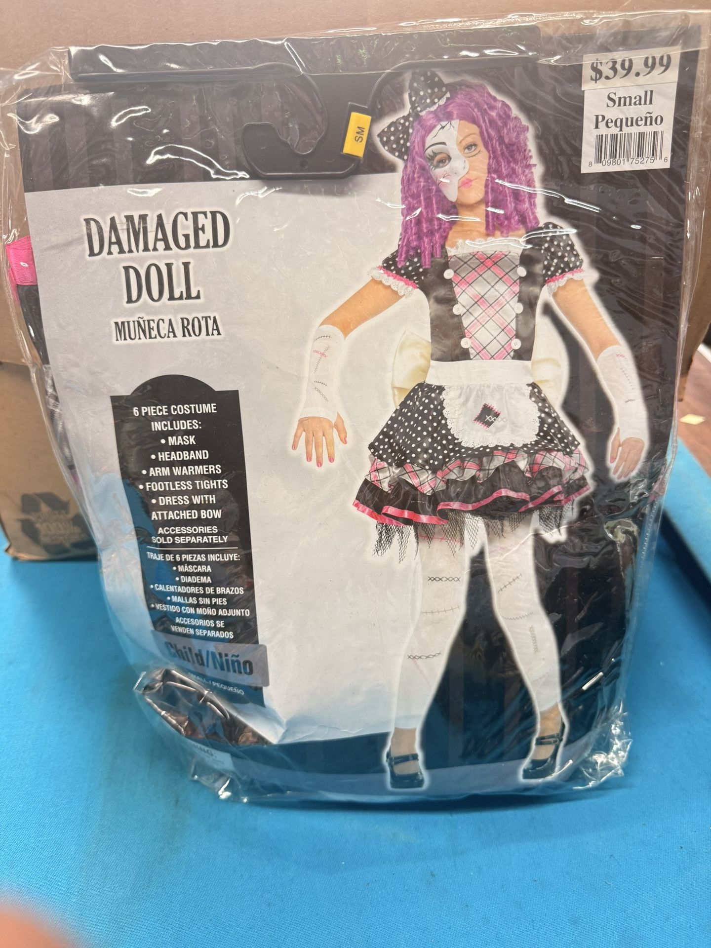 Kids Damaged Doll Halloween Costume
