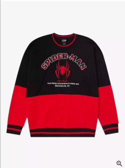 Marvel Spider-Man Miles Morales Panel Crewneck - BoxLunch Exclusive