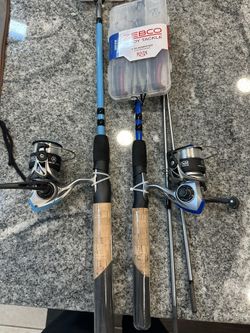 Fishing Rod And Tackle Box 