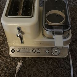 Retro Toaster Griddle Combo Appliance